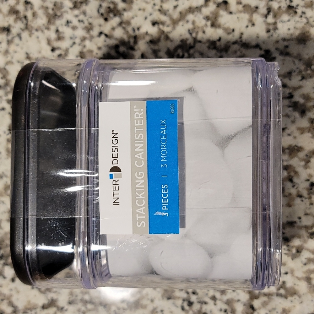 Never used stacking canister